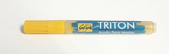 Triton Acrylic Paint Marker 1-4 mm - Light Brilliant Ocher